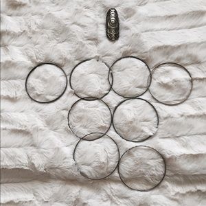 Eight bracelets and one ring set